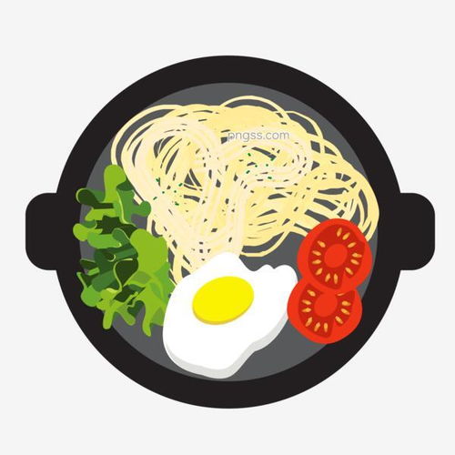 手繪特色美食系列 四川麻辣涼拌面